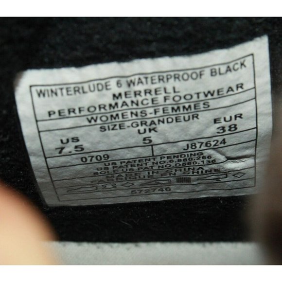 Merrell Winterlude 6 Gray Leather WP Insulated Polartec Winter Boots Size 7.5 - Picture 8 of 9